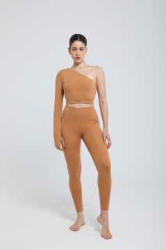 ALIGN ONE SHOULDER LONG SLEEVE CROPTOP