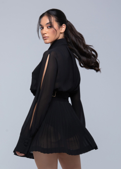 SHEER MINI SKIRT